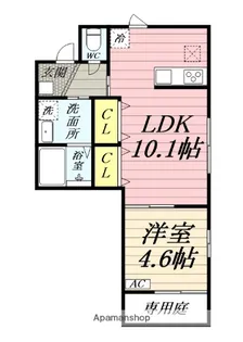 プリマヴェーラ湘南【1階】の間取り