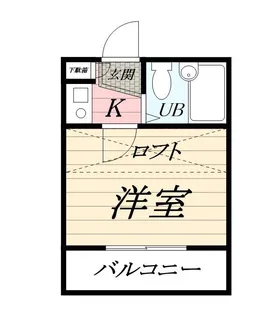 サーフ松風町【1階】の間取り