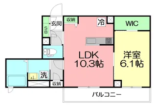 アメージングエミネンス【302号室】の間取り