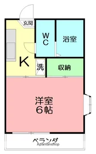 クロノス秦野東海大学前【1階】の間取り