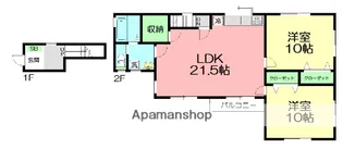 上大槻3号棟【2階】の間取り