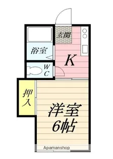 英ハイツ【1階】の間取り