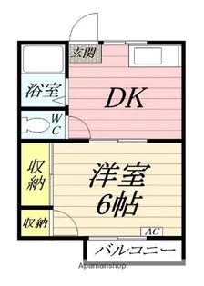 レピュートフルサワ【1階】の間取り