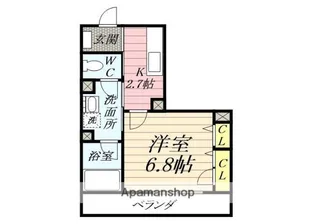 セント ホルン【1階】の間取り