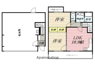 シーサイドヴィレッジ湘南茅ケ崎【1階】の間取り