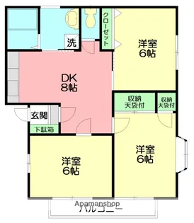 グリーンベル【2階】の間取り
