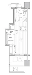 TOPAZ本厚木【14階】の間取り