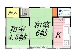 ローヤルⅡ【2階】の間取り