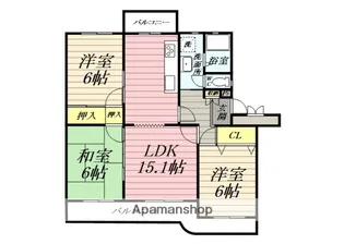 湘南ライフタウン小糸第一住宅2号棟【502号室】の間取り