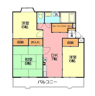 エスポワールいずみ【1階】の間取り