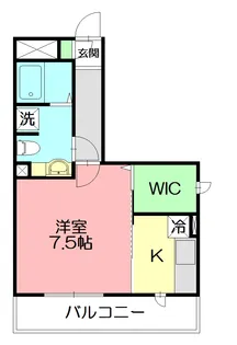 VERDURAⅢ Ⅱ【1階】の間取り