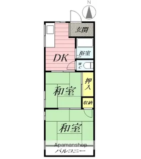 中喜マンション【3階】の間取り