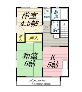 ヤスコビル【2階】の間取り