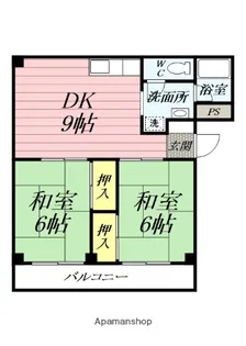 ベルウッド芳栄マンション【2階】の間取り