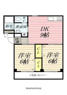ベルウッド芳栄マンション【2階】の間取り