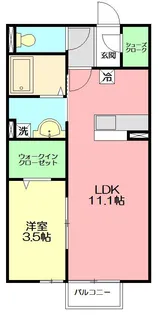 マ・メゾン ASUKA Ⅲ【2階】の間取り