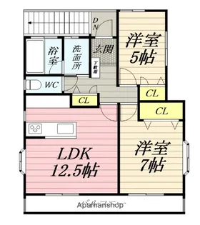 津住宅【2階】の間取り