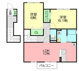 マ・メゾン【2階】の間取り