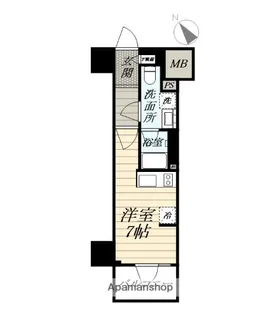 デュオステージ藤沢【13階】の間取り