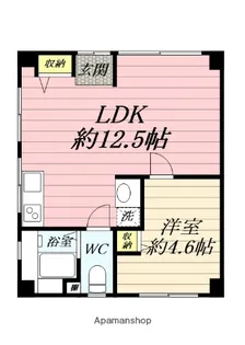 シラハニテラス【2階】の間取り