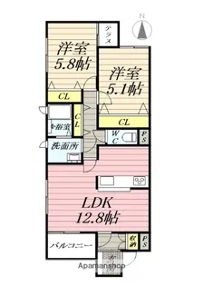 エスプリドゥ湘南【3階】の間取り