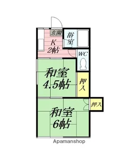 みどり荘【1階】の間取り