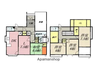 神奈川県小田原市久野【一戸建】の間取り