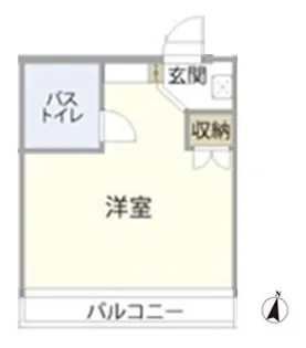神奈川県平塚市平塚1丁目【マンション】の間取り