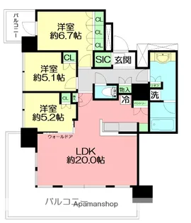 3SDKの間取り画像