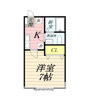 仮)藤沢市下土棚アパート【3階】の間取り