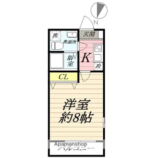 アザーレ・キュリオス伊勢原【2階】の間取り