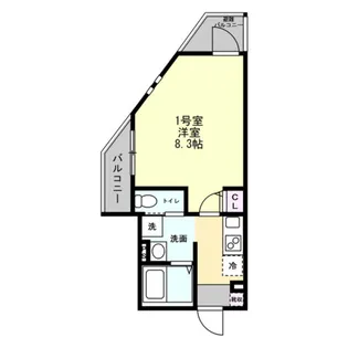 T&Fレジデンス江の島【3階】の間取り
