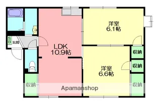 サンハイツフジ Ⅰ【2階】の間取り