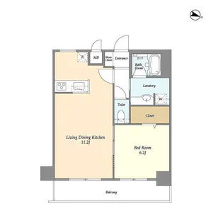 CASSIA藤沢本町【3階】の間取り