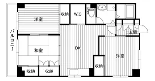 ハイム下鶴間【3階】の間取り