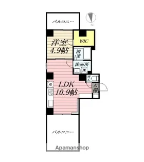 SOUTHERN VILLAGE湘南【3階】の間取り