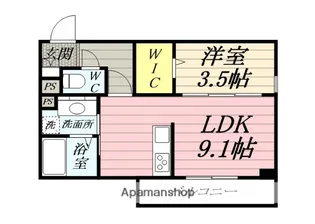 SING WITH ME【2階】の間取り