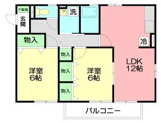 コゥジィーコート I【2階】の間取り