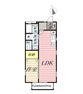 ラフール湘南【2階】の間取り