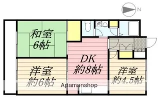 第25明智ビル【3階】の間取り
