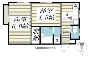 ジュネパレス大和第03【1階】の間取り