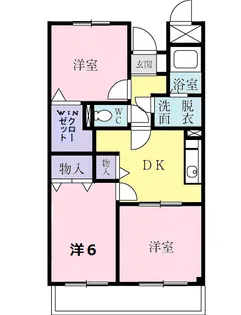 ヒルトップ湘南【3階】の間取り