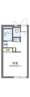 レオパレススズキ【207号室】の間取り