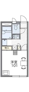 レオパレスARAKI【1階】の間取り