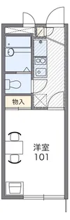 レオパレスドルチェ【2階】の間取り