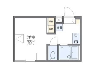レオパレス昴【1階】の間取り