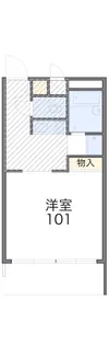 1Kの間取り画像