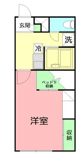 レオパレスフリーダム 南金目【202号室】の間取り