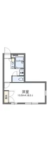 レオパレスベアーウッド【1階】の間取り