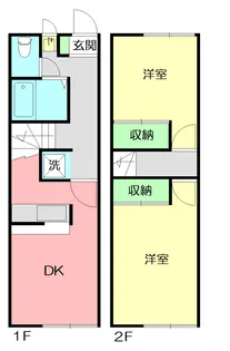 レオパレス湘南B【104号室】の間取り